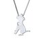 Cute Alloy Dogs Shaped Necklace - #4