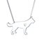 Cute Alloy Dogs Shaped Necklace - #8