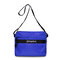 Women Nylon Light Candy Color Small Crossbody Bag Shoulder Bags Phone Bags - Blue