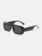JASSY Women Casual Tech Transparent Colorful Studded Square Sunglasses - #01