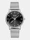 JASSY 10 Colors Stainless Steel Business Simple Fashion Alloy Quartz Watch - #02