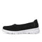 Women Breathable Slip On Solid Color Athletics Outdoor Casual Shoes - Black
