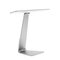 Ultrathin LED Desk Lamps 3 Mode Dimming Touch Switch USB Rechargable Foldable Reading Bedside Table - Silver