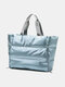Nylon Casual Waterproof Multifunction Sport Handbag Dry And Wet Separation Travel Bag Lightweight Shoulder Bag Crossbody Bag - Blue