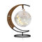 LED Night Light Handmade Rattan Ball Wrought Iron Frame Creative Home Light Decor - #2