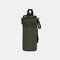 Women Nylon Water Bottle Set Waist Bag Belt Sheath - Army Green