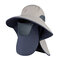 Sun Protection Cover Face Visor Outdoor Fishing Hat Summer Quick-drying Cap Breathable Hat Baseball Cap - Khaki