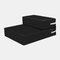 Pet Dog Two-Layer Foldable Stair Step Mat Bed Detachable And Washable Skin Stair Ladder - Black
