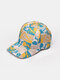 Unisex Cotton Contrast Color Irregular Pattern Full Cap Printing Fashion Baseball Cap - #01
