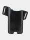 Men Genuine Leather Cow Leather EDC 6.7 Inch Phone Bag Waist Bag Sling Bag - Black