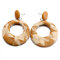 Boucles d'oreilles en cercle tressé de Hallow africain goutte d'oreille de style rétro pour les femmes - 02