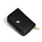 Women PU Leather 9 Card Slot Wallet Leisure Solid Coin Purse - Black