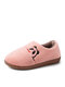 Women Panda Pattern Casual Warm Lined Flat Home Shoes - Pink