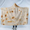 Super Soft Burrito Wickeldecke mit Kapuze Home Casual Wearable Warm Throw Blanket für Erwachsene Kindersofabett Kniedecke - #6