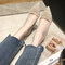 New Sexy Thin High Heel Women's Shoes Stiletto High-heeled Shallow Mouth Pointed Fashion Single Shoes Women - Beige