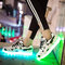 Women Pattern LED Light Up Colorful Skate Sneakers - Black 1