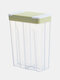 1Pc Kitchen Compartment Grain Storage Tank Snack Storage Box Moisture-Proof Fresh-Keeping Sealed Jar - Green
