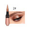 15 Farben Schimmernder Lidschattenstift Wasserdichter Glitter Lidschatten Langanhaltend Soft Eyeliner Make-up - 02