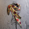 Cotton-Blend Vintage Scarves & Shawls - #01