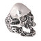 Punk Finger Rings Irregular Rugged Skull Finger Rings Hand Accessories Fashion Jewelry for Men - Silver