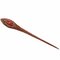 Retro Wood Hairpin Vintage Turquoise Alloy Rhinestone Hair Jewelry Gift - Red