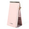 14 Card Slots Card Holder Phone Bags Elegant Wallet Purse - Light Pink