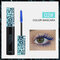 3D Colorful Mascara Long Curling Thick Waterproof Lasting Not Faded Eye Makeup - Blue