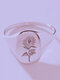 Vintage Stylish Alloy Sunflower Pattern Wedding Party Ring - Rose Gold