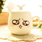 Керамическая чашка с крышкой Личность Симпатичная чашка с ложкой Прекрасный подарок - #4