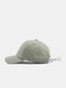 Unisex Cotton Solid Color Letter Pattern Embroidery Fashion Sunshade Baseball Cap - Green