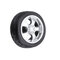 4PCS Alloy Wheels Tire Set Rims & Axles Model Car For 1/64 Modified Vehicle  - #14