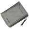 Artificial Leather Business 5 Card Slot Wallet Casual Multifunction Coin Bag - Grey