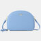 Women Double Zipper 6.5 Inch Phone Bag Crossbody Bag Shoulder Bag - Blue 1
