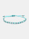 Ensemble de bijoux de bracelet en alliage de corde tressée de forme géométrique vintage pour les femmes - 1