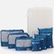 6 Pcs Waterproof Travel Storage bag Clothes Tidy Organizer Must-Have Toilet Container Case  - Navy