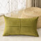 Solid Color Velvet Cushion Waist Pillowcase Nordic Home Long Waist Pillowcase - Green