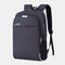Classic Business Backpacks 17L Capacity Students Laptop Bag - Black