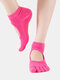 Women Pure Cotton Breathable Sweat Absorbing Sports Yoga Socks Backless Open Toe Yoga Socks - #08