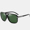 Fashion Men's Sunglasses Retro Large Frame Polarized Sunglasses - #03