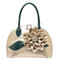Women Fashion Elegant High Light Patent Leather Waterproof Small Shoulder Bag Handbag - Golden
