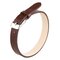 Fashion Cuff Bracelets Leather Belts Simple Adjustable Bangle Bracelet Jewelry for Women Men - Coffee