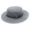 Men Outdoor Sports Cotton Spring Summer Fishmen Hat Casual Visors Breathable Cap - Dark Gray