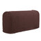 2 Pcs Silky Universal Elastic Armrest Cover Cover Towel Non-slip Knitted Single And Double Thick Sofa Cover - Coffee