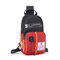 Women Men Casual Nylon Sports Outdoor Chest Bag Shoulder Bags Backpack - Red