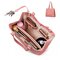 QUEENIE Women Casual Handbag Solid Shopping Shoulder Bag - Pink