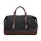 Canvas With Leather Casual Travel Clutch Bag Crossbody Bag For Men - Black