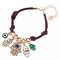 Bohemian Fatima's Palm Woven Bracelet Leather Eye Bracelet For Women - 01