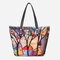 Women Colorful DIY Lamb Hair Bag Tote Bag Shoulder Bag - Orange