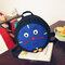 Lovely Style Stylish Locomotive Cartoon Backpack Shoulder Bag - Blue
