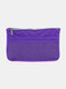 Unisexual Daron Fabric Casual Large Capacity Travel Bag Multifunctional Storage Bag - Purple